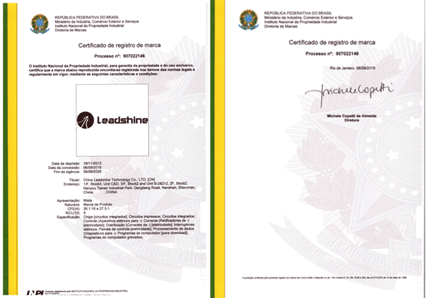 Trademark Certificate in Brazil